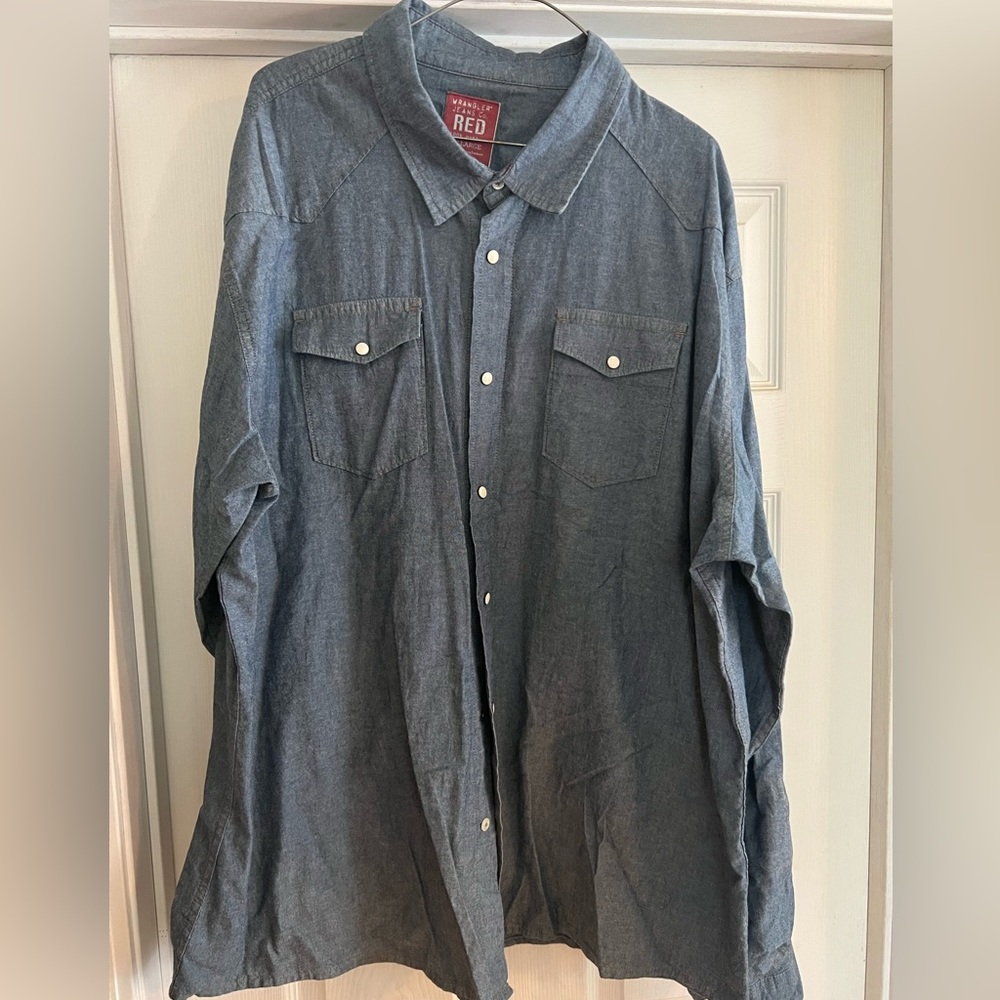 Mens Wrangler XXXL western style shirt